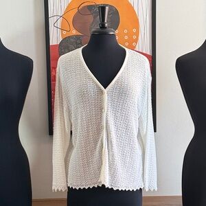 Elegant White Women's Sweater